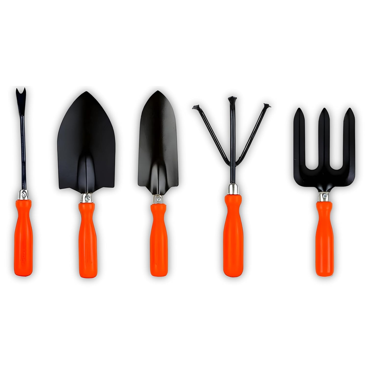 Gardening Tools Set,Set of 5 PCS(Trowel,Tranplanter,Weeder,Cultivator & frok