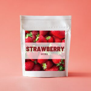 Organic Strawberry Alpine Fragaria Variety Seeds Pack of 1g (50 Seeds)
